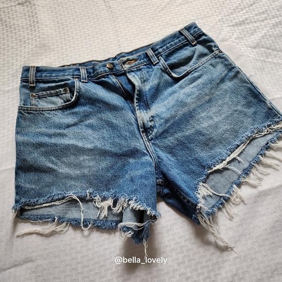 Kirkland Signature Pants - 🏖 Kirkland Signature Blue Denim Cutoff Shorts